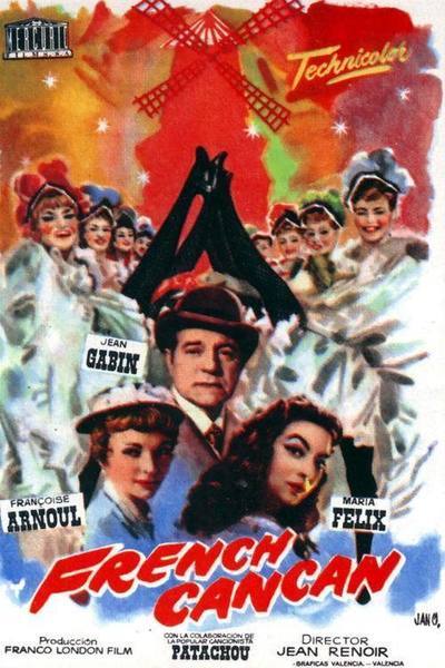 French Cancan Movie Poster