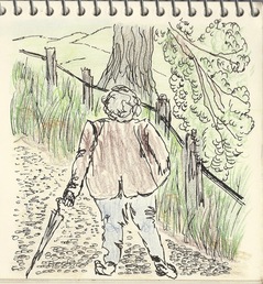 Walking sketch