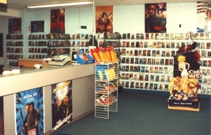 video game rental store