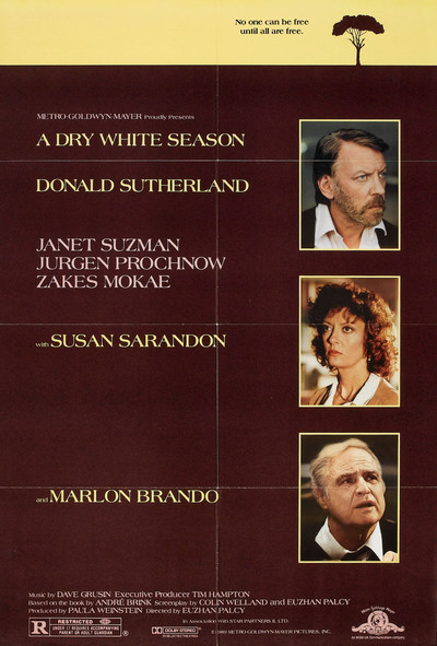 a review of the movie a dry white season A dry white season tries very hard to attack apartheid in an intelligent, hard-hitting way, but it too fails to reach the level of audience involvement it seeks full review. a review of the movie a dry white season A dry white season tries very hard to attack apartheid in an intelligent, hard-hitting way, but it too fails to reach the level of audience involvement it seeks full review.